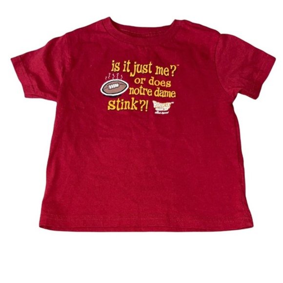 Rabbit Skins Red, Yellow, White, Brown & Black Short Sleeve T-Shirt - Picture 1 of 1